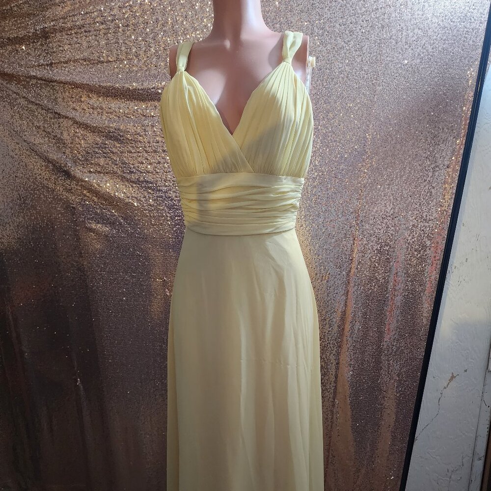 Yellow Dress. Formal: Wedding, Prom, Homecoming.